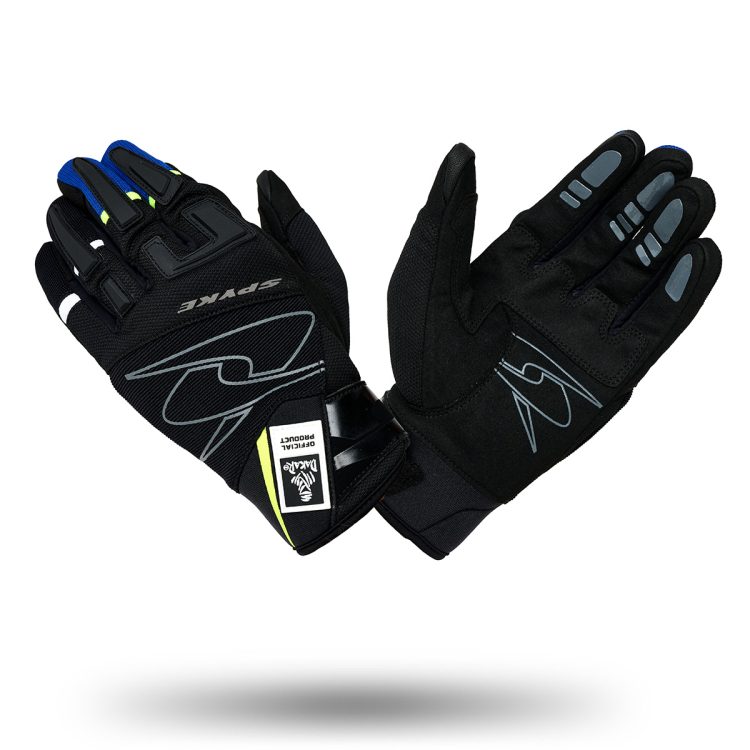 Rukavice textilní enduro, NAMIB GLV Dakar collection, barva černá/modrá