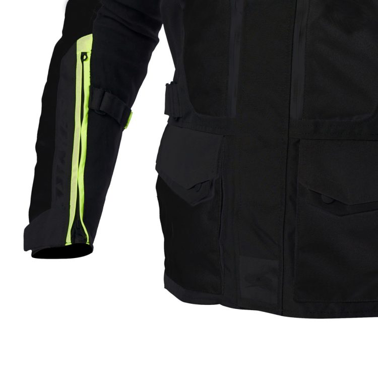 Bunda SPYKE EQUATOR DRY TECNO barva antracit/černá/reflexní/žlutá - Obrázek 5