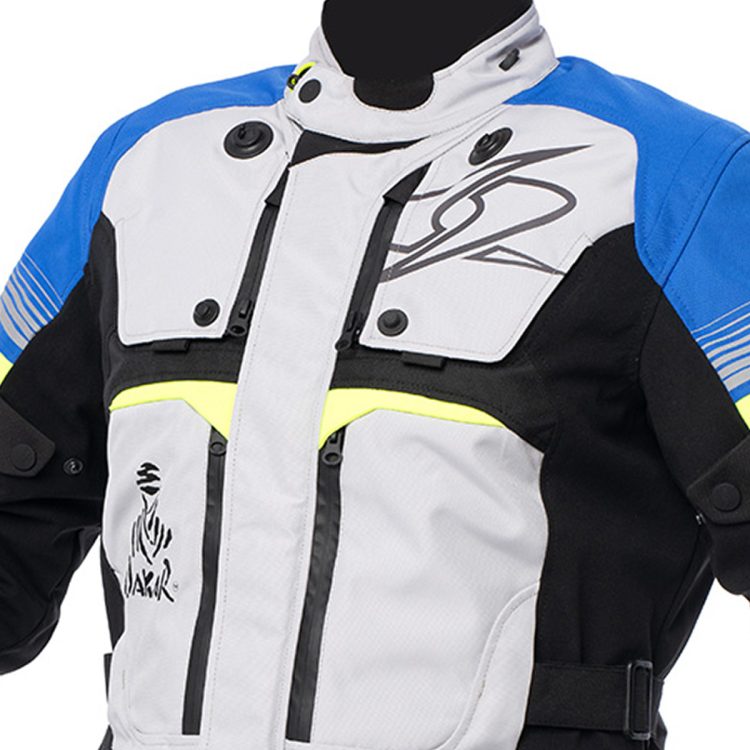Bunda SPYKE EQUATOR DRY TECNO - DAKAR collection, barva blue/fluorescent/grey/yellow - Obrázek 4