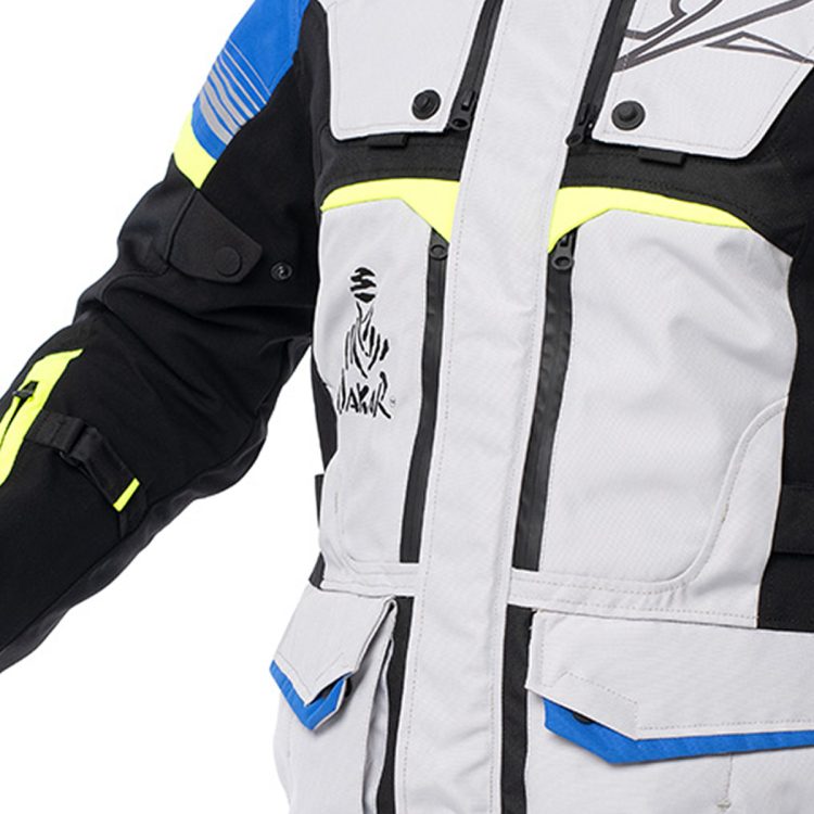 Bunda SPYKE EQUATOR DRY TECNO - DAKAR collection, barva blue/fluorescent/grey/yellow - Obrázek 5