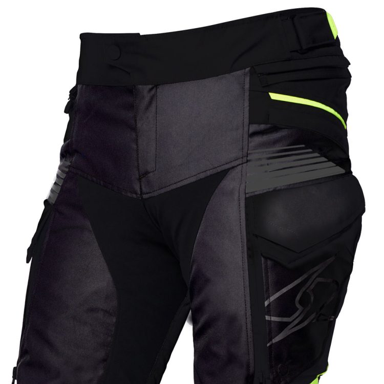 Kalhoty SPYKE EQUATOR DRY TECNO textilní, barva anthracite/černá/reflexní/žlutá - Obrázek 3