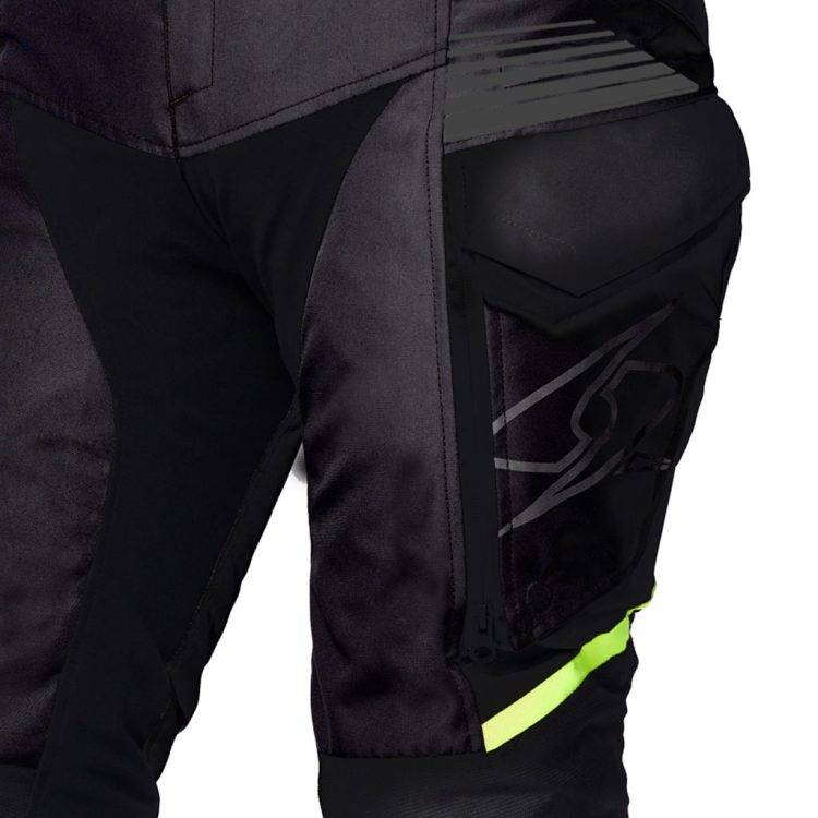 Kalhoty SPYKE EQUATOR DRY TECNO textilní, barva anthracite/černá/reflexní/žlutá - Obrázek 4