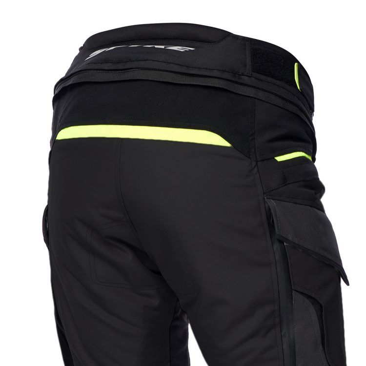 Kalhoty SPYKE EQUATOR DRY TECNO textilní, barva anthracite/černá/reflexní/žlutá - Obrázek 5