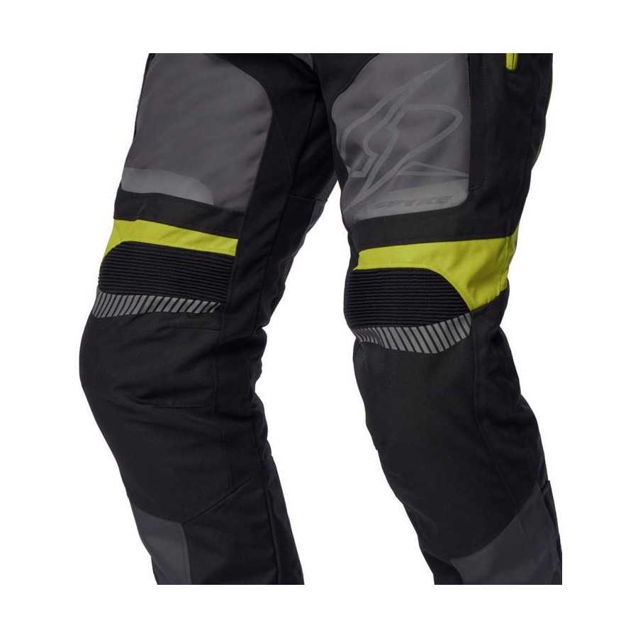 Kalhoty SPYKE MERIDIAN DRY TECNO textilní, barva anthracite/černá/reflexní/žlutá - Obrázek 4
