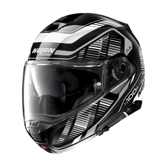 Moto přilba NOLAN N100-5 Plus Starboard N-COM 44, černá